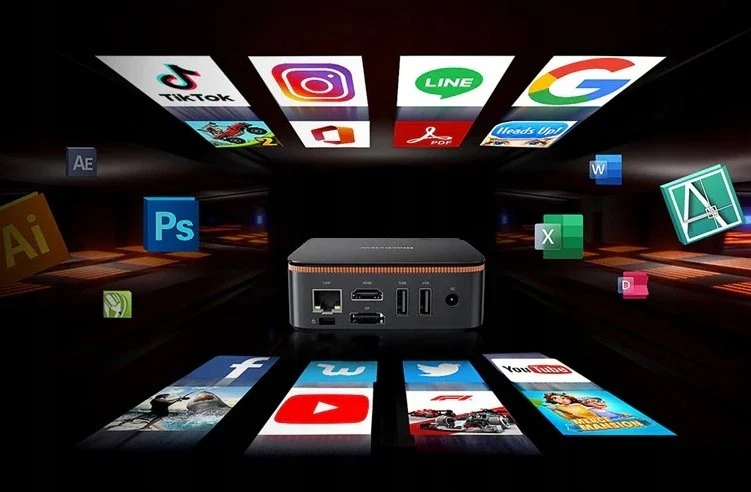 Blackview MP20 16GB SSD 512 GB Win 11 Pro - Mini PC, Juodas