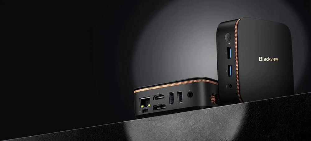 Blackview MP20 16GB SSD 512 GB Win 11 Pro - Mini PC, Juodas