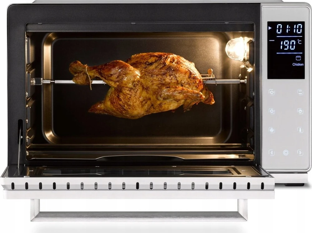 Mikrobangų krosnelė Caso | Compact orkaitė | Bake & Style 26 Touch | Easy Clean | Compact | 1500 W | Sidabrinis