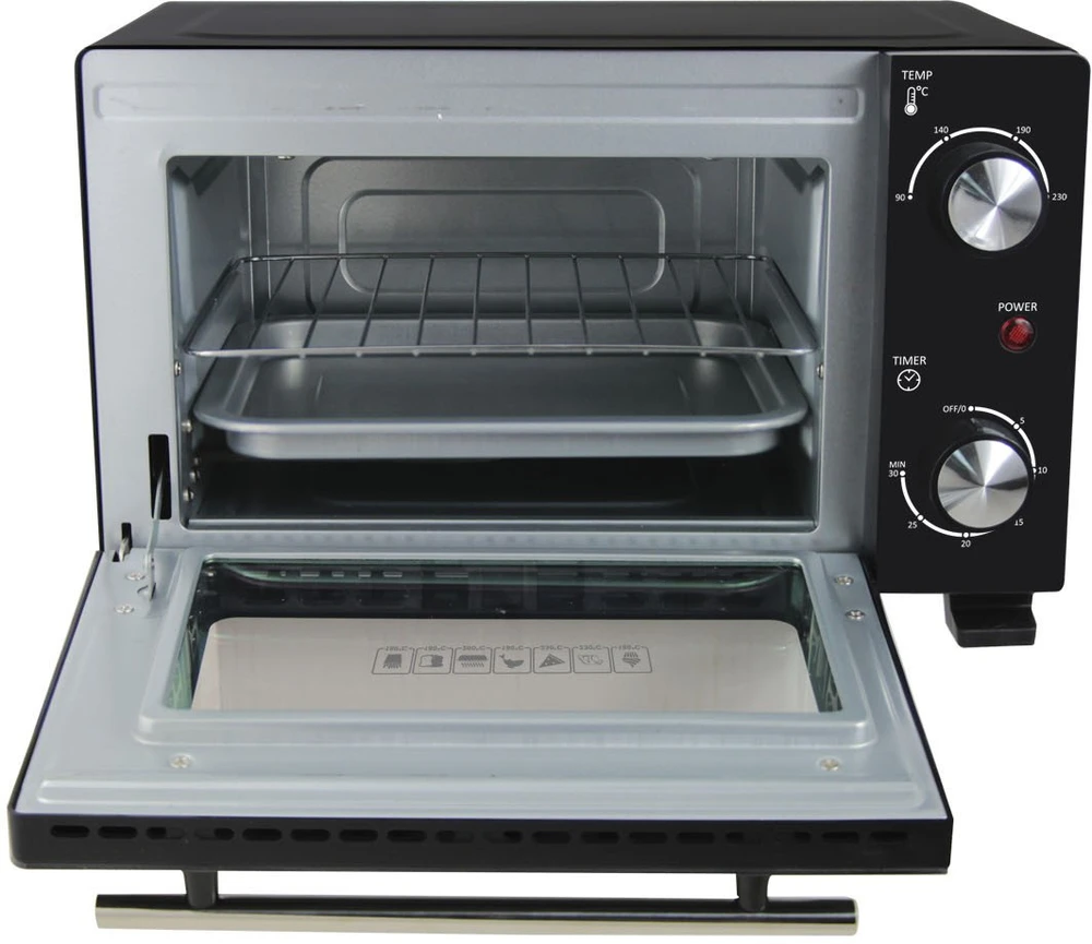 Mikrobangų krosnelė Esperanza EKO007N Mini Oven 10 l 800 W Juodas
