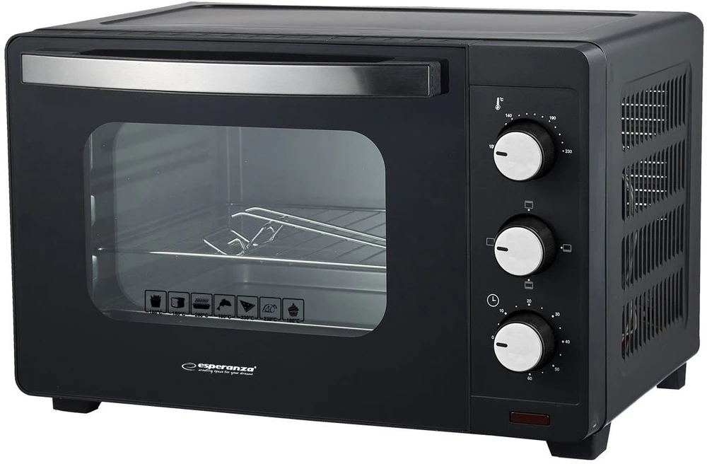 Mikrobangų krosnelė Esperanza EKO008N Mini Oven 20 l 1280 W Juodas
