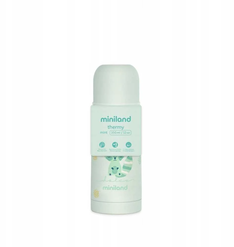 Miniland Dolce termosas 350 ml - mėtinis