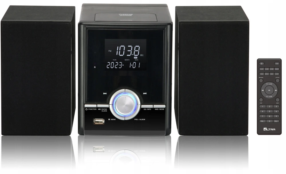 Eltra Muzikinis centras jowisz bt cd usb juoda