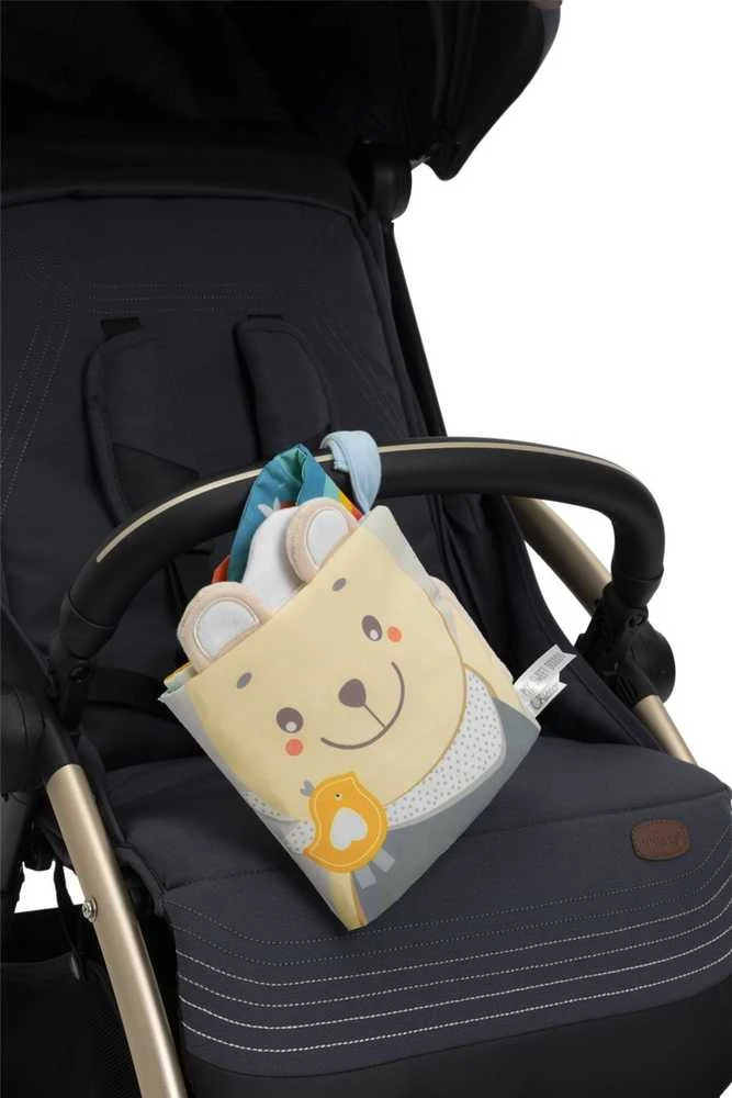 Chicco 3 viename kontrastingų audinių knygų rinkinys