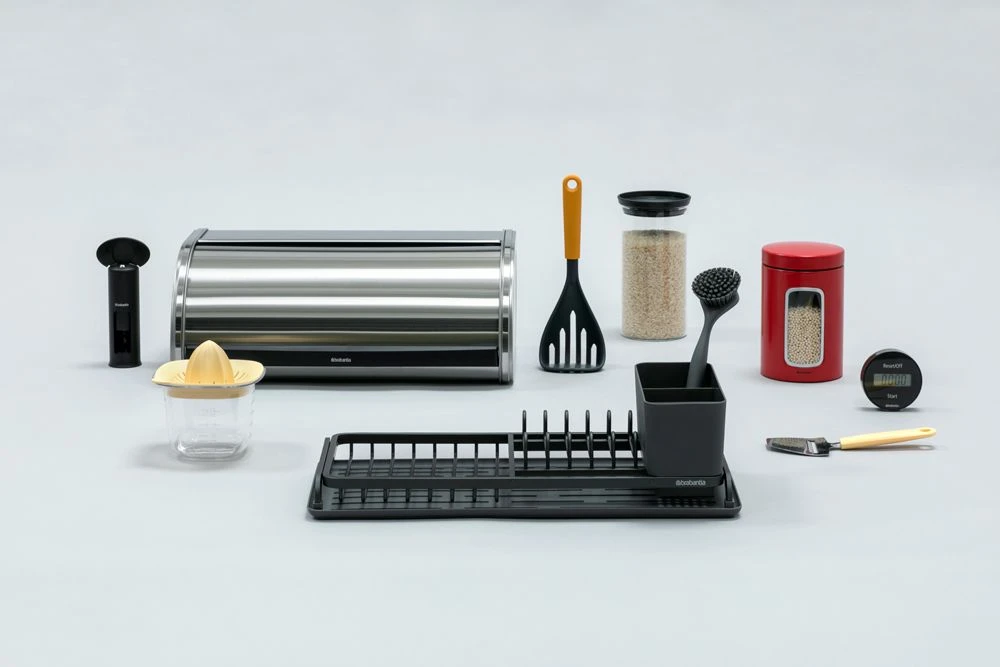 BRABANTIA virtuves taimeris ar magnētu dark pilkas 121968
