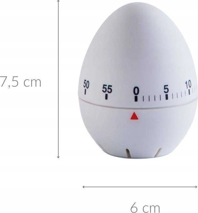 Zeller Kiaušinio formos virtuvės laikmatis, Ø 6 cm