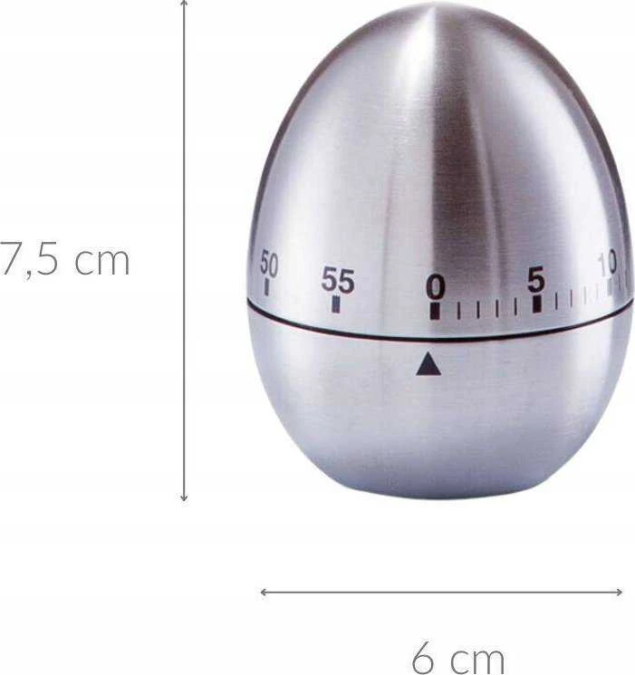 Zeller Kiaušinio formos virtuvės laikmatis, Ø 6 cm
