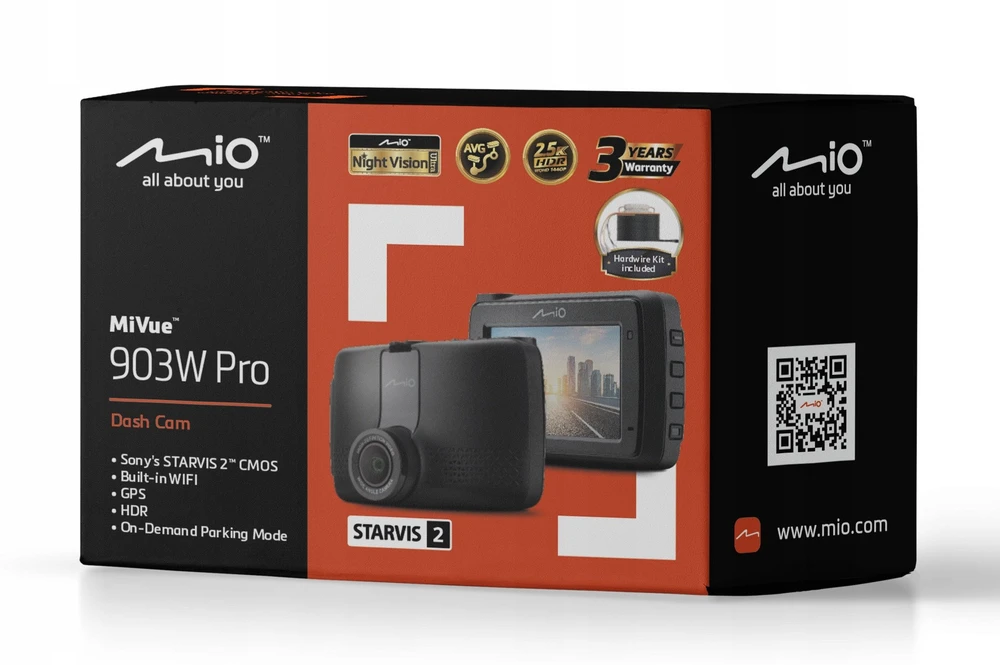 Vaizdo registratorius Mio MiVue™ 903W PRO | 2.5K 1440P HDR