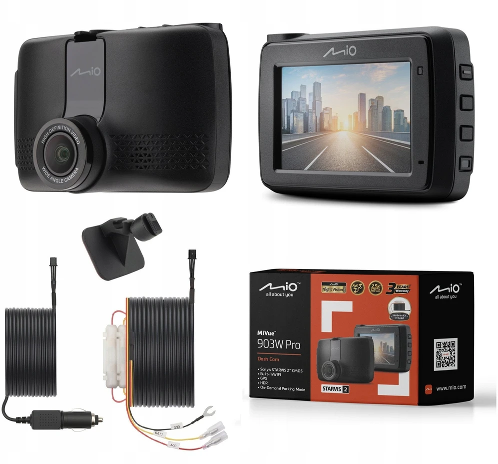 Vaizdo registratorius Mio MiVue™ 903W PRO | 2.5K 1440P HDR