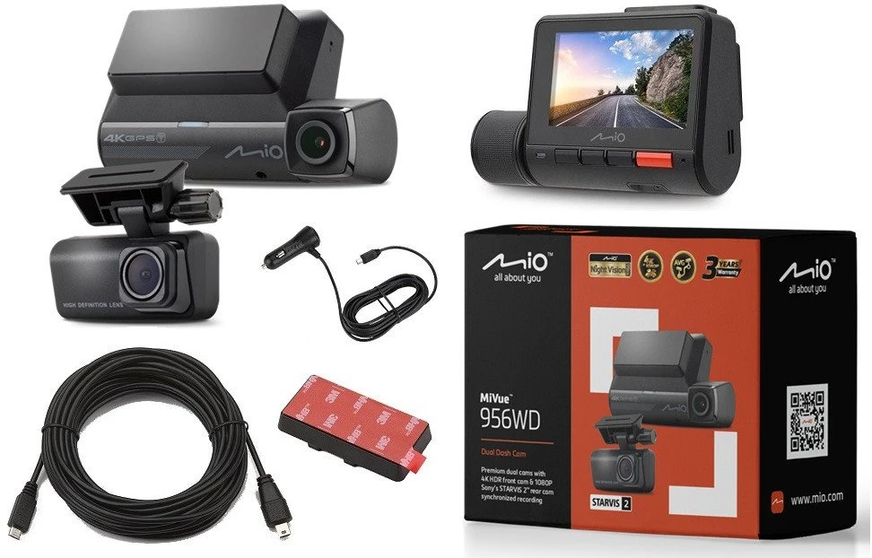 Mio MiVue 956WD Dash Cam | GPS | Wi-Fi
