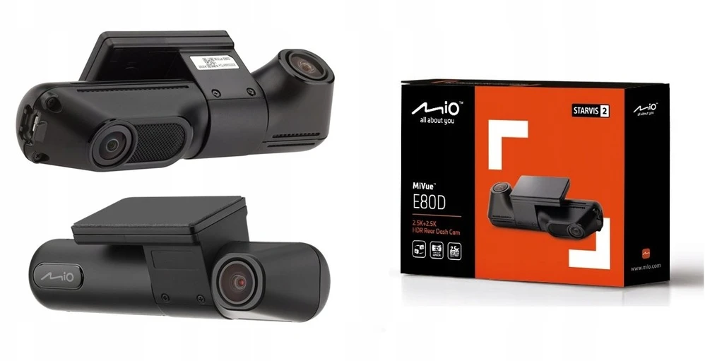 MIO MiVue E80D – 2 viename galinė kamera, skirta 956W