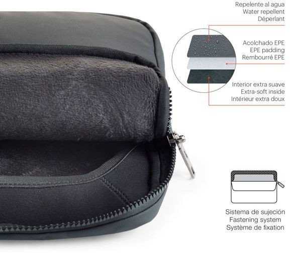Dėklas MIQUELRIUS Miquelrius Bag to work Series Dėklas na laptopa 13&14 juoda