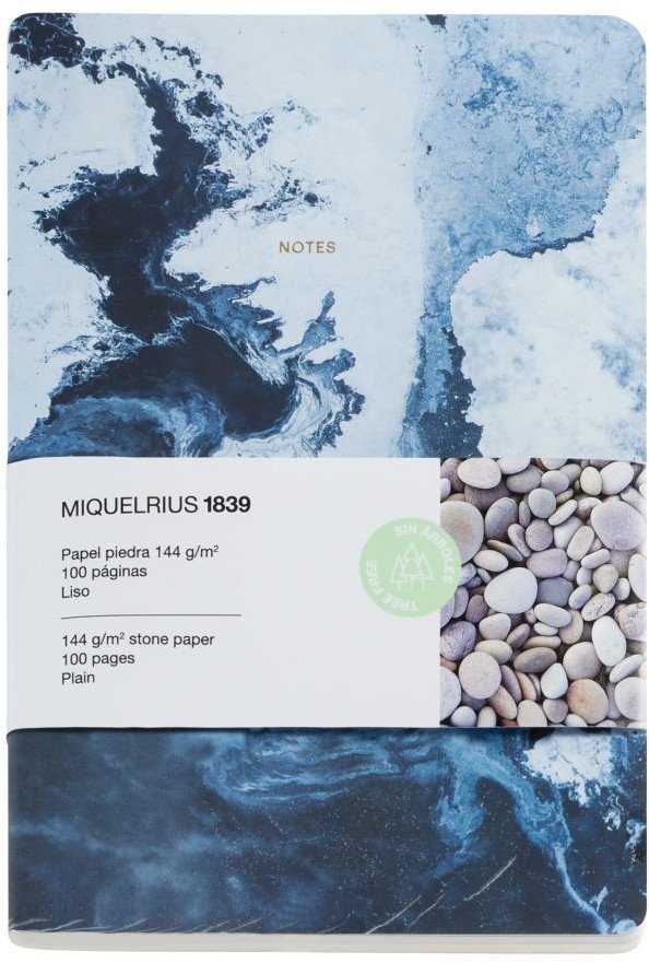 MIQUELRIUS Miquelrius STONE PAPER zeszyt A5 balta SEA mėlyna