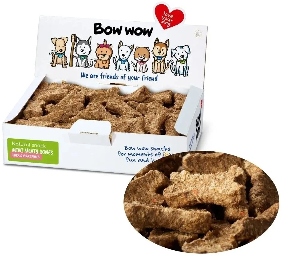 Mira Mar BOW WOW Naturalne kości kiauliena su daržovėmis 1kg [BW669]
