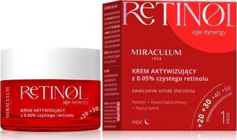 „Miraculum Age-Synergy Retinol Night“ kremas odos dėmėms mažinti su retinoliu, 50 ml