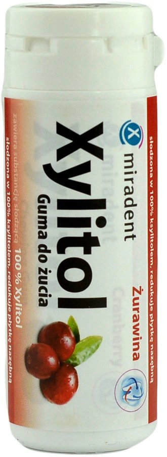 Miradent GUMA D/ŻUCIA MIRADENT"XYLIT"ŻURAWIN