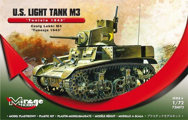 Mirage Hobby „Mirage American Light Tank M3“ (726073)