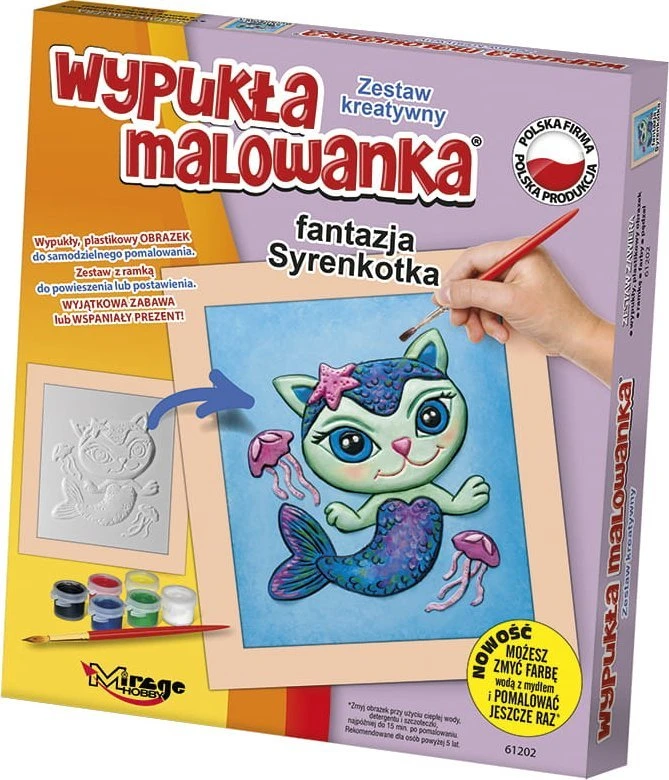 Išgaubtas paveikslas Fantasy Mermaid 200x50 mm Mirage Hobby