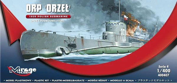 MIRAGE povandeninis laivas ORP Orzeł 1939 m