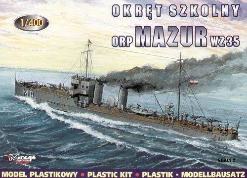 Mirage Modele MIRAGE mokomasis laivas ORP Mazur WZ. 35