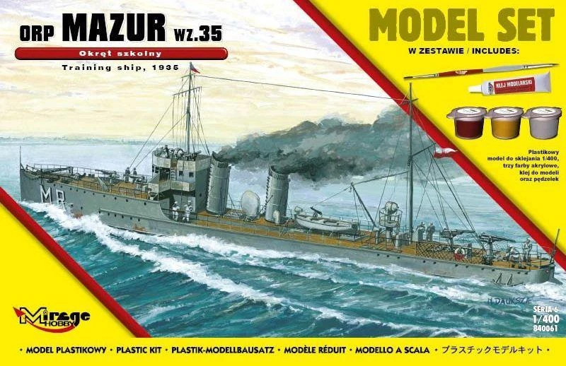 Mirage ORP 'MAZUR' 1935 (Lenkijos mokomasis laivas) (MI / 840061)