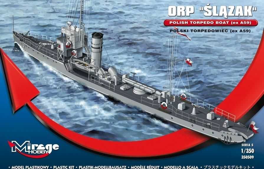 Mirage ORP 'Ślązak' Lenkijos torpedinis kateris