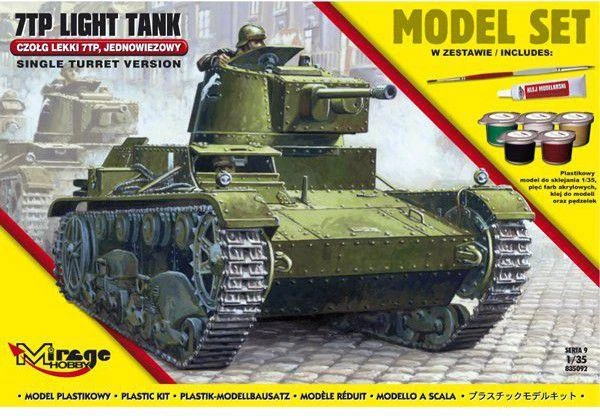 Konstrukcinis modelis Mirage Polish lengvasis tankas 7TP