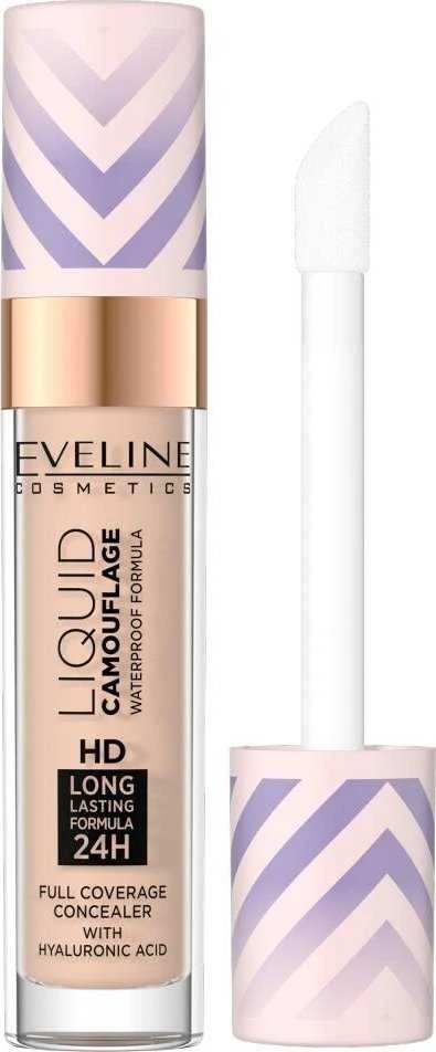 Miss Sporty Eveline Cosmetics Liquid Camouflage HD Full Coverage Maskuoklis 2,5 Light Peach, 7,5 ml