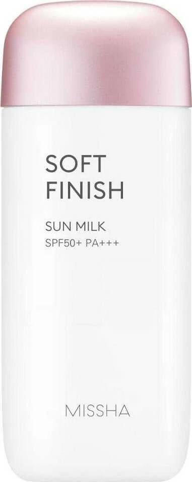 "Missha" apsauginis veido pienelis nuo saulės SPF 50 Sun (All Around Safe Block Soft Finish Sun Milk) 70 ml