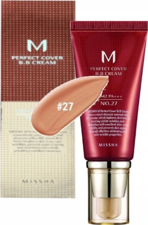 „Missha M Perfect Cover BB Kreminis EX“ makiažo pagrindas, 50 ml
