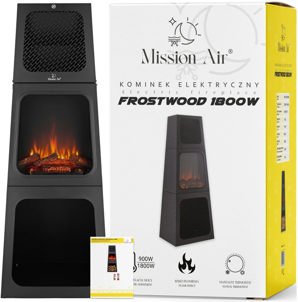 Mission Air Elektrinis židinys Frostwood 1800W