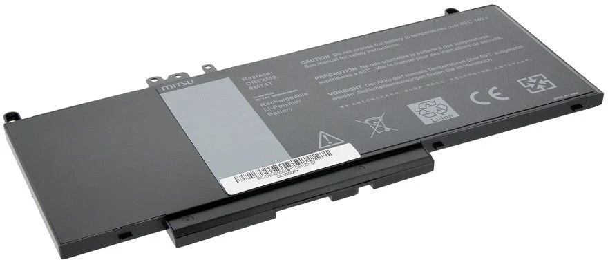 Nešiojamo kompiuterio akumuliatorius Mitsu Dell Latitude E5450 E5550 6900 mAh (51 Wh) 7,4–7,6 volto