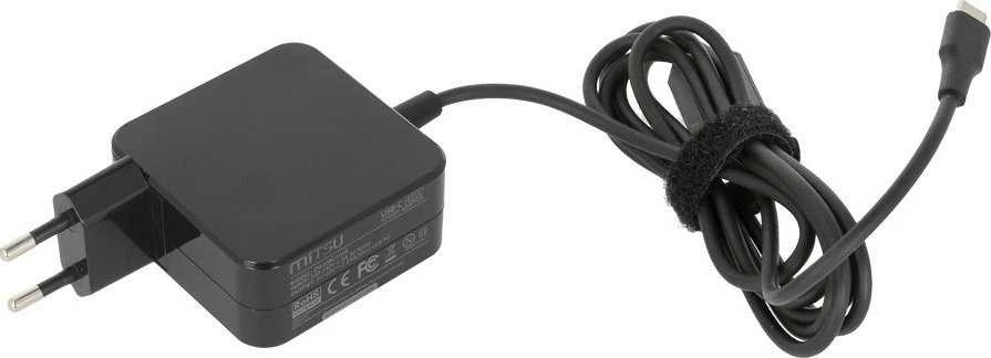 Nešiojamojo kompiuterio maitinimo adapteris Mitsu 45 W, USB-C, 3 A, 20 V (ZM/USBC45WB)