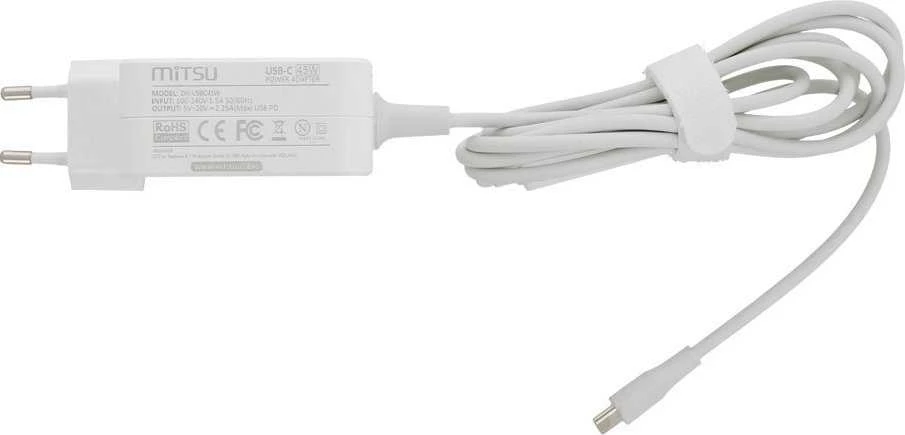 Mitsu Maitinimo šaltinis USB Type C 45W Baltas