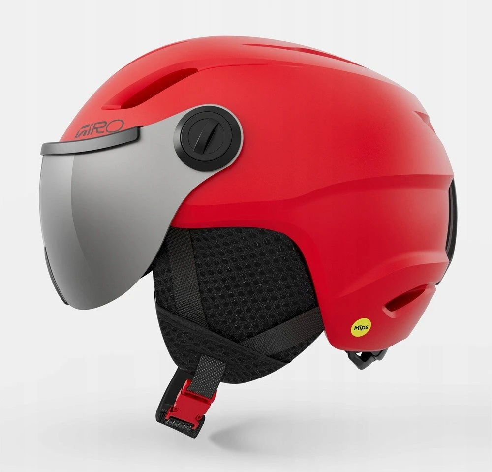 MIVIDA Kask zimowy juniorski GIRO BUZZ MIPS matte red dydis S (52-55.5 cm) (NEW 2025/2026)
