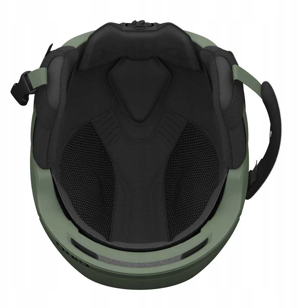 MIVIDA GIRO NEO žieminis šalmas matinės žalios spalvos S dydis (52-55,5 cm) (NAUJIENA 2024/2025)