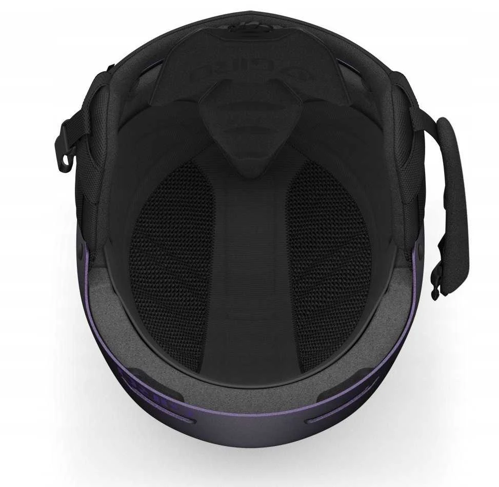MIVIDA Kask zimowy GIRO LEDGE FS matte juodas / violetinė pearl dydis S (52-55.5 cm) (NEW 2023/2024)