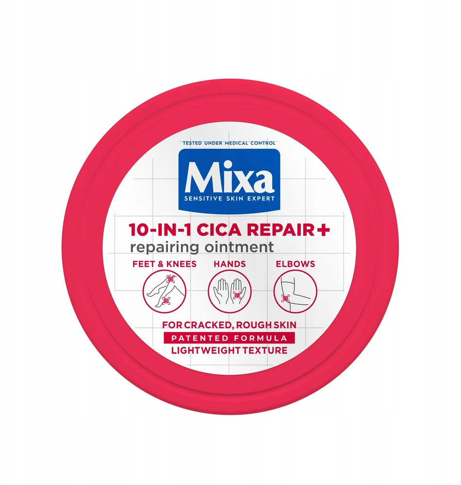 „Mixa Cica Repair+“ koncentruotas regeneruojamasis kremas 10in1, 150 ml