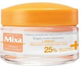 MIXA serija sausai ir jautriai odai, 50 ml