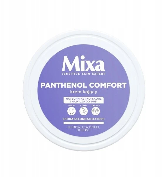 „Mixa Panthenol Comfort“ raminamasis apsauginis kremas veidui, rankoms ir kūnui, 150 ml