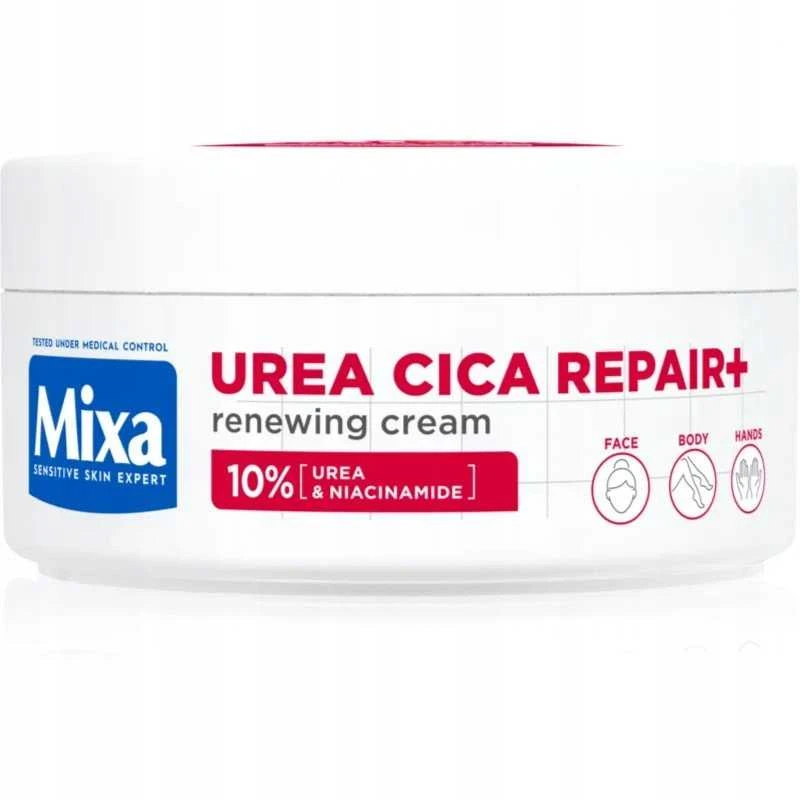 Mixa Urea Cica Repair+ Renewing Kreminis Body Kreminis