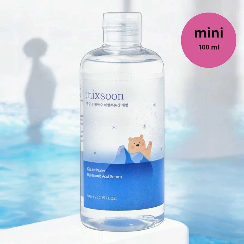 Mixsoon Glacier Vanduo Hyaluronic Acid Serum drėkinamasis veido serumas su hialurono rūgštimi, 100 ml