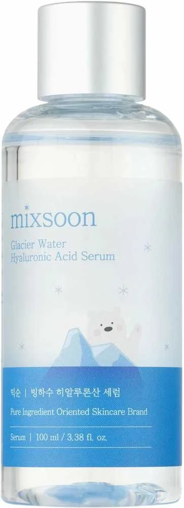 Mixsoon Glacier Vanduo Hyaluronic Acid Serum drėkinamasis veido serumas su hialurono rūgštimi, 100 ml
