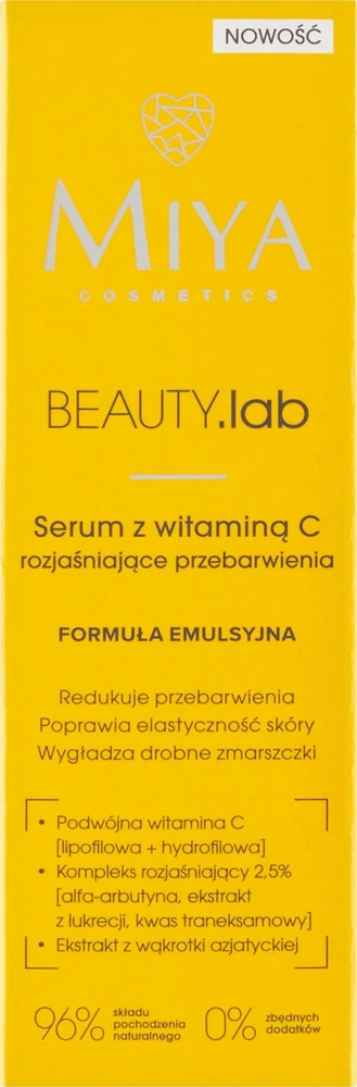 Miya Cosmetics BEAUTY Lab Serum, 30 ml