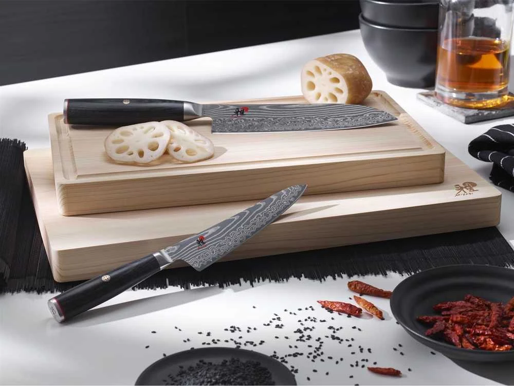 Miyabi - 5000 FC-D, Santoku, plonu kraštu - Rūšiuoti - 18 cm