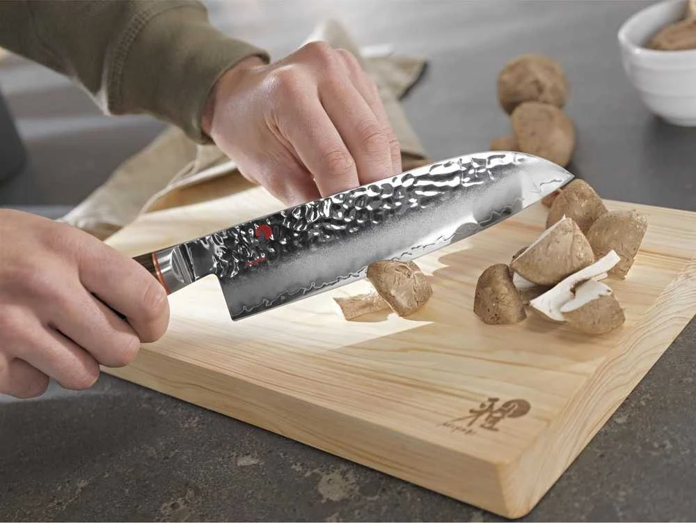 Zwilling Braun MIYABI Santoku virėjo peilis, plienas, 180 mm, sidabras / ruda, 34074-181-0
