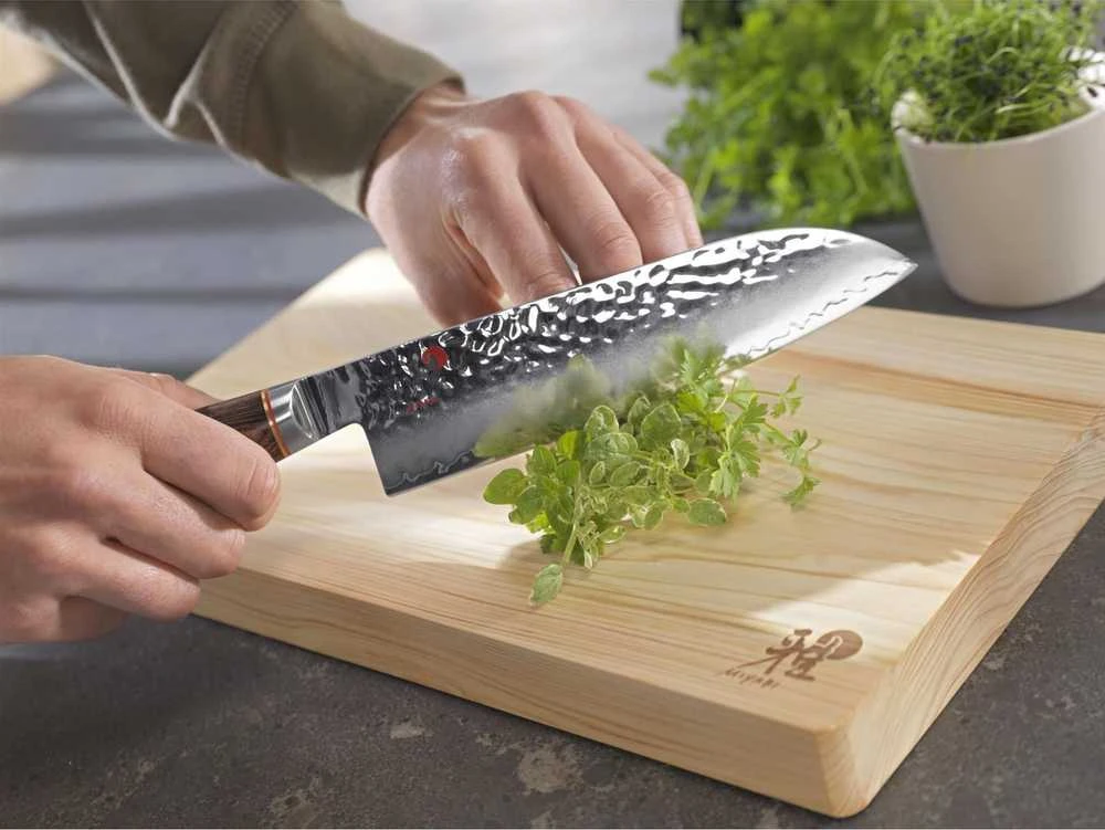 Zwilling Braun MIYABI Santoku virėjo peilis, plienas, 180 mm, sidabras / ruda, 34074-181-0