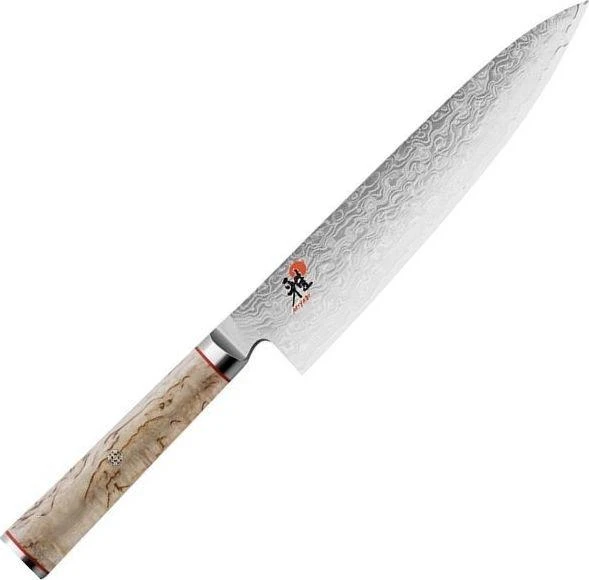 Zwilling Verschiedene MIYABI Gyutoh sidabrinė, Masur beržinė rankena, 200mm