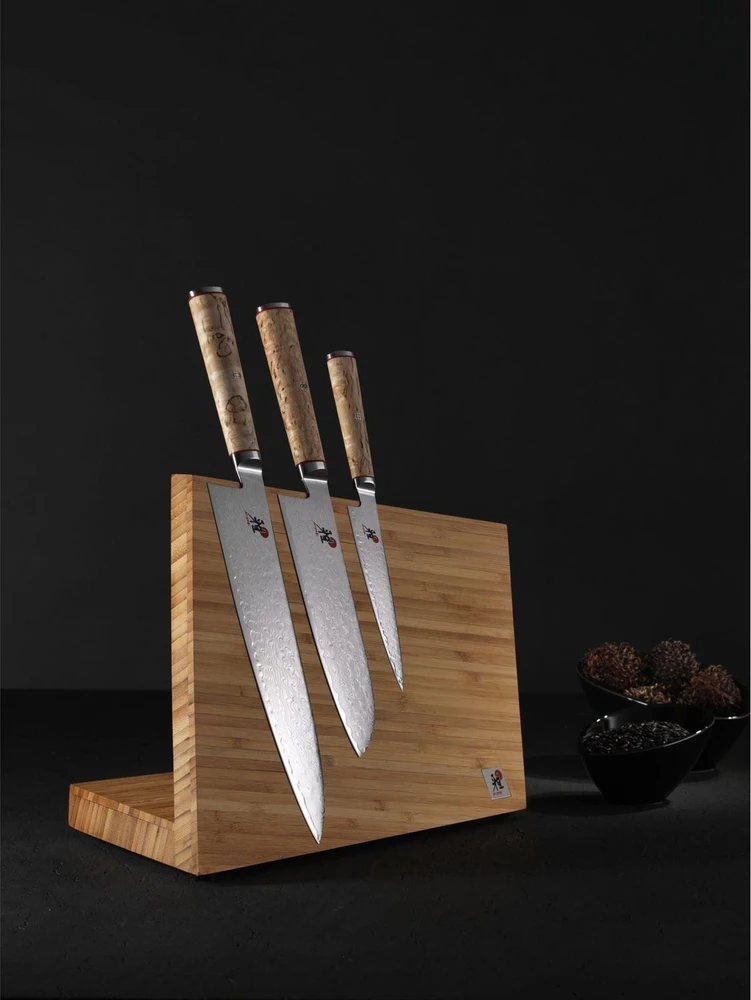 Zwilling Verschiedene MIYABI Gyutoh sidabrinė, Masur beržinė rankena, 200mm