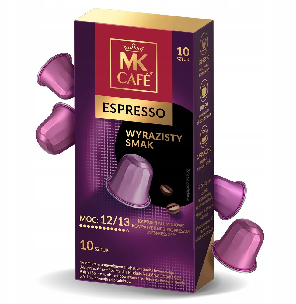 MK Cafe Nespresso espreso kapsulės, 10 vnt.